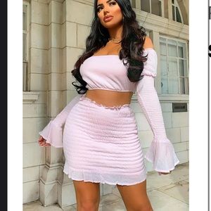 Fashion Nova Two piece skirt set